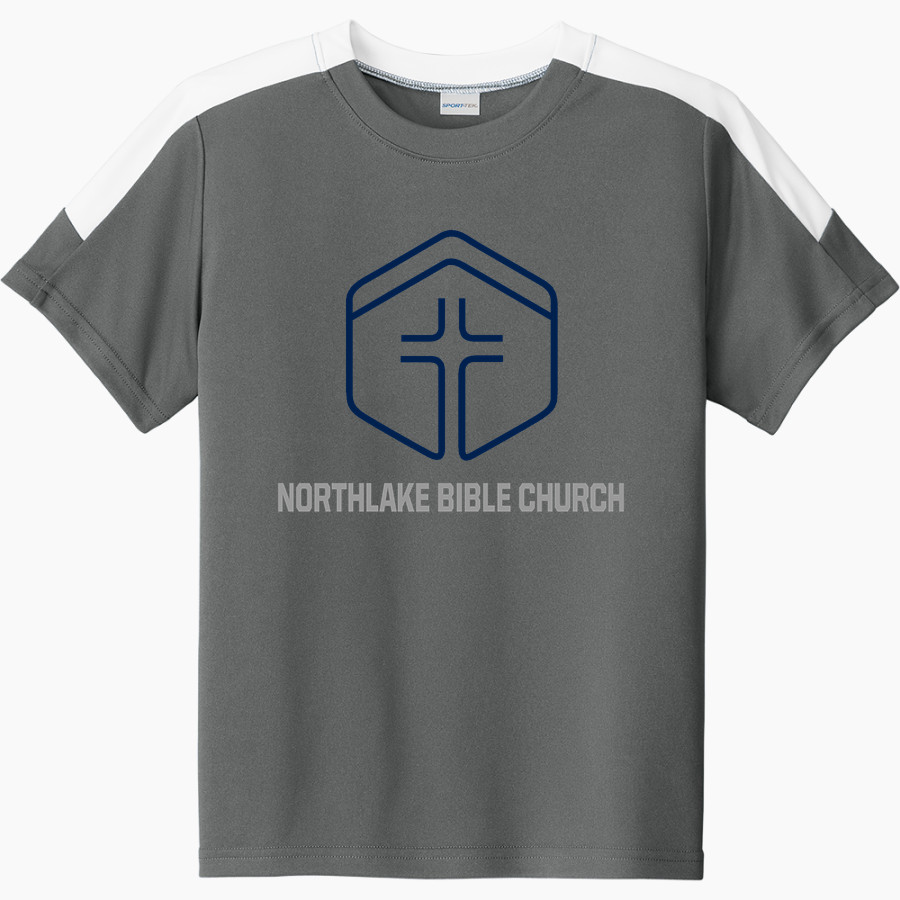 Northlake Bible Church Northlake <span class="pdp-name-mascot">Northlake Bible Church</span> Sport-Tek Youth Competitor United Short-Sleeve Crew