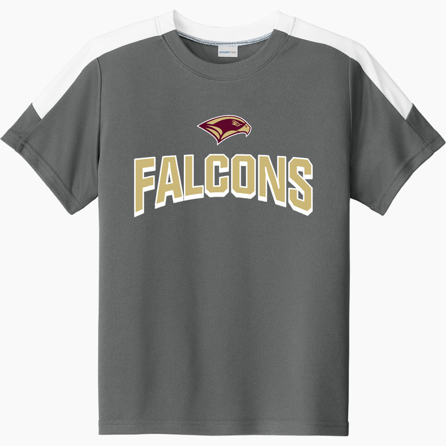 Scotts Valley Falcons Sport-Tek Youth Competitor United Short-Sleeve Crew