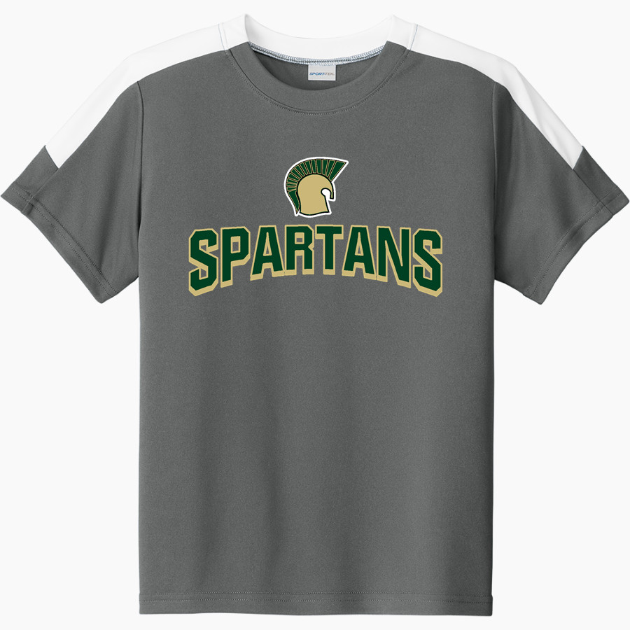 Mayo Spartans <span class="pdp-name-mascot">Mayo Spartans</span> Sport-Tek Youth Competitor United Short-Sleeve Crew