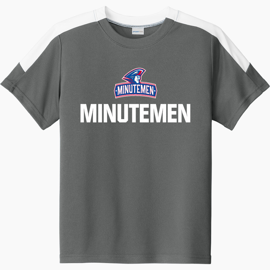 REVERE MINUTEMEN ONLINE STORE <span class="pdp-name-mascot">Revere Minutemen</span> Sport-Tek Youth Competitor United Short-Sleeve Crew