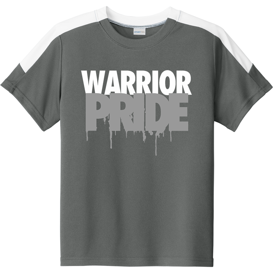 Curtis Warriors <span class="pdp-name-mascot">Curtis Warriors</span> Sport-Tek Youth Competitor United Short-Sleeve Crew