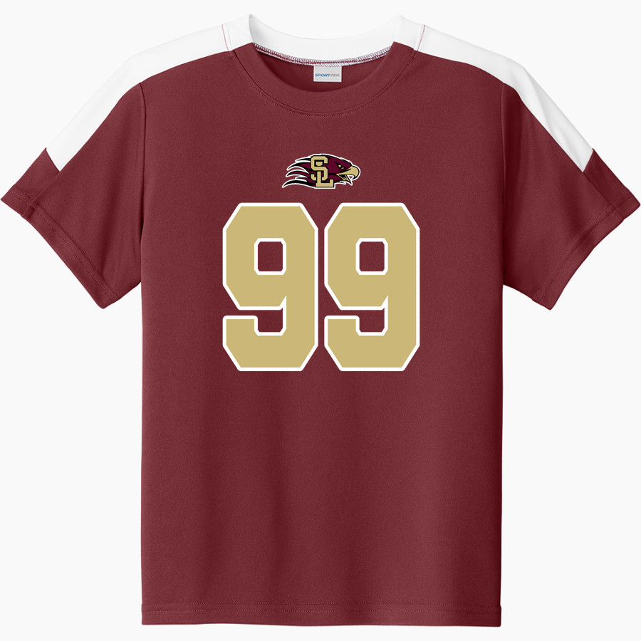 SILVER LAKE HIGH SCHOOL EAGLES <span class="pdp-name-mascot">SILVER LAKE EAGLES</span> Sport-Tek Youth Competitor United Short-Sleeve Crew