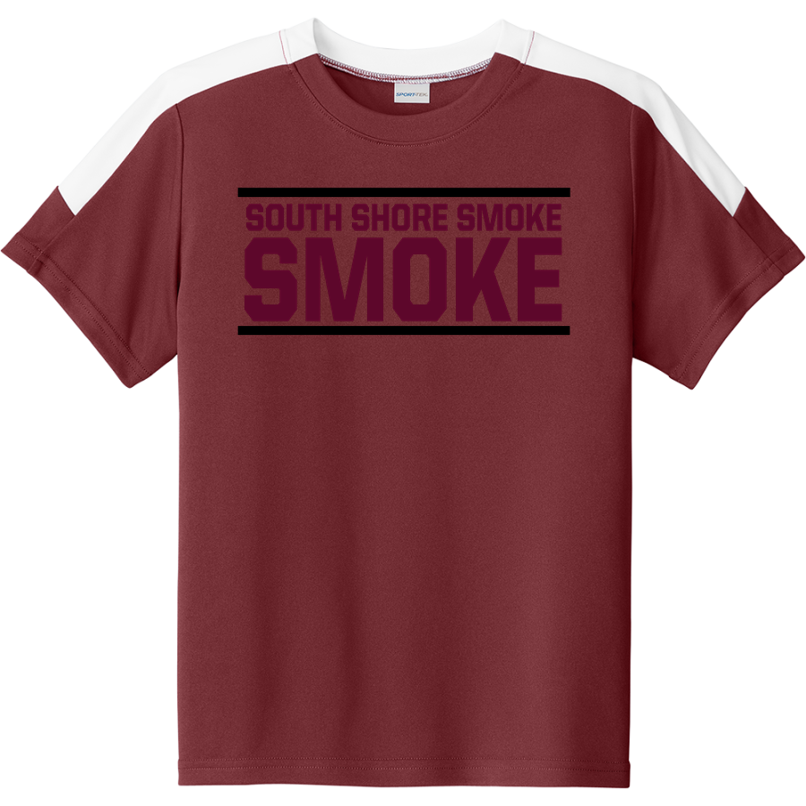 South Shore Smoke Smoke <span class="pdp-name-mascot">South Shore Smoke Smoke</span> Sport-Tek Youth Competitor United Short-Sleeve Crew