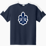 Saint Peter High School SAINTS ONLINE STORE <span class="pdp-name-mascot">Saint Peter Saints</span> Sport-Tek Youth Competitor United Short-Sleeve Crew Front Thumbnail
