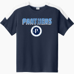 SAINT VINCENT PALLOTTI H S PANTHERS <span class="pdp-name-mascot">SAINT VINCENT PALLOTTI PANTHERS</span> Sport-Tek Youth Competitor United Short-Sleeve Crew Front Thumbnail