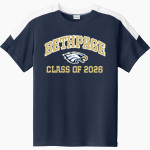 BETHPAGE HIGH SCHOOL GOLDEN EAGLES <span class="pdp-name-mascot">BETHPAGE GOLDEN EAGLES</span> Sport-Tek Youth Competitor United Short-Sleeve Crew Front Thumbnail