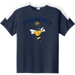 Graceland University Yellowjackets <span class="pdp-name-mascot">Graceland University Yellowjackets</span> Sport-Tek Youth Competitor United Short-Sleeve Crew Front Thumbnail