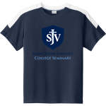 Saint John Vianney Saint John Vianney <span class="pdp-name-mascot">Saint John Vianney College Seminary</span> Sport-Tek Youth Competitor United Short-Sleeve Crew Front Thumbnail