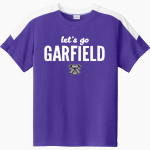 Garfield Bulldogs Sport-Tek Youth Competitor United Short-Sleeve Crew Front Thumbnail