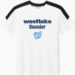 WESTLAKE HIGH SCHOOL THUNDER Sport-Tek Youth Competitor United Short-Sleeve Crew Front Thumbnail