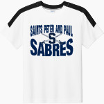 Saints Peter and Paul Sabres Sport-Tek Youth Competitor United Short-Sleeve Crew Front Thumbnail