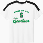 WEST MONONA HIGH SCHOOL SPARTANS Sport-Tek Youth Competitor United Short-Sleeve Crew Front Thumbnail