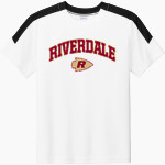 Riverdale Warriors Sport-Tek Youth Competitor United Short-Sleeve Crew Front Thumbnail