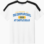 The Christian School at Castle Hills EAGLES Sport-Tek Youth Competitor United Short-Sleeve Crew Front Thumbnail