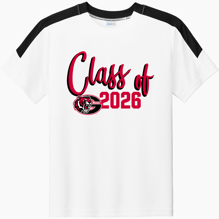 GILBERT HIGH SCHOOL TIGERS Sport-Tek Youth Competitor United Short-Sleeve Crew