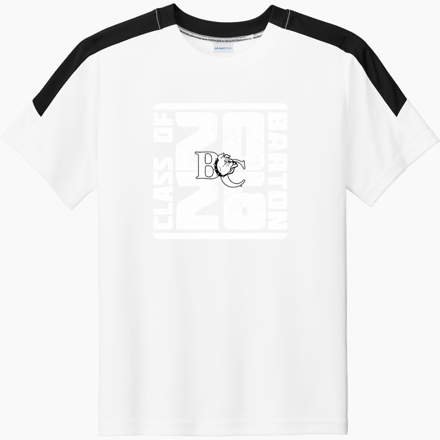 Barton College Official Store of the Bulldogs Sport-Tek Youth Competitor United Short-Sleeve Crew