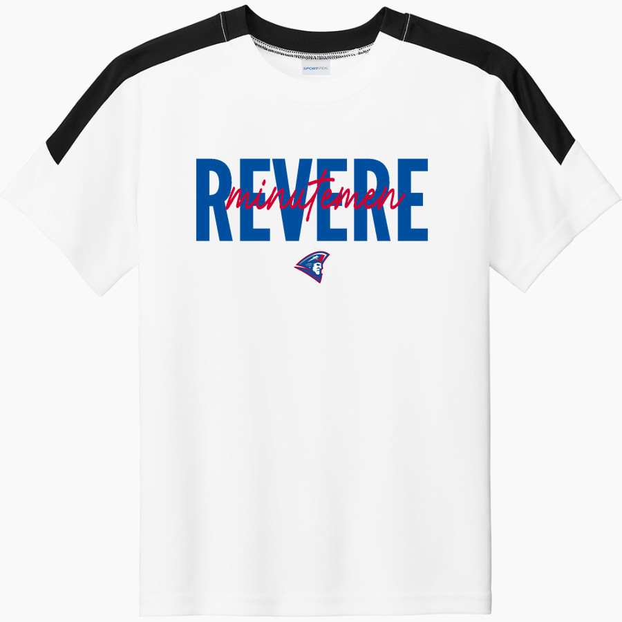 REVERE MINUTEMEN ONLINE STORE Sport-Tek Youth Competitor United Short-Sleeve Crew