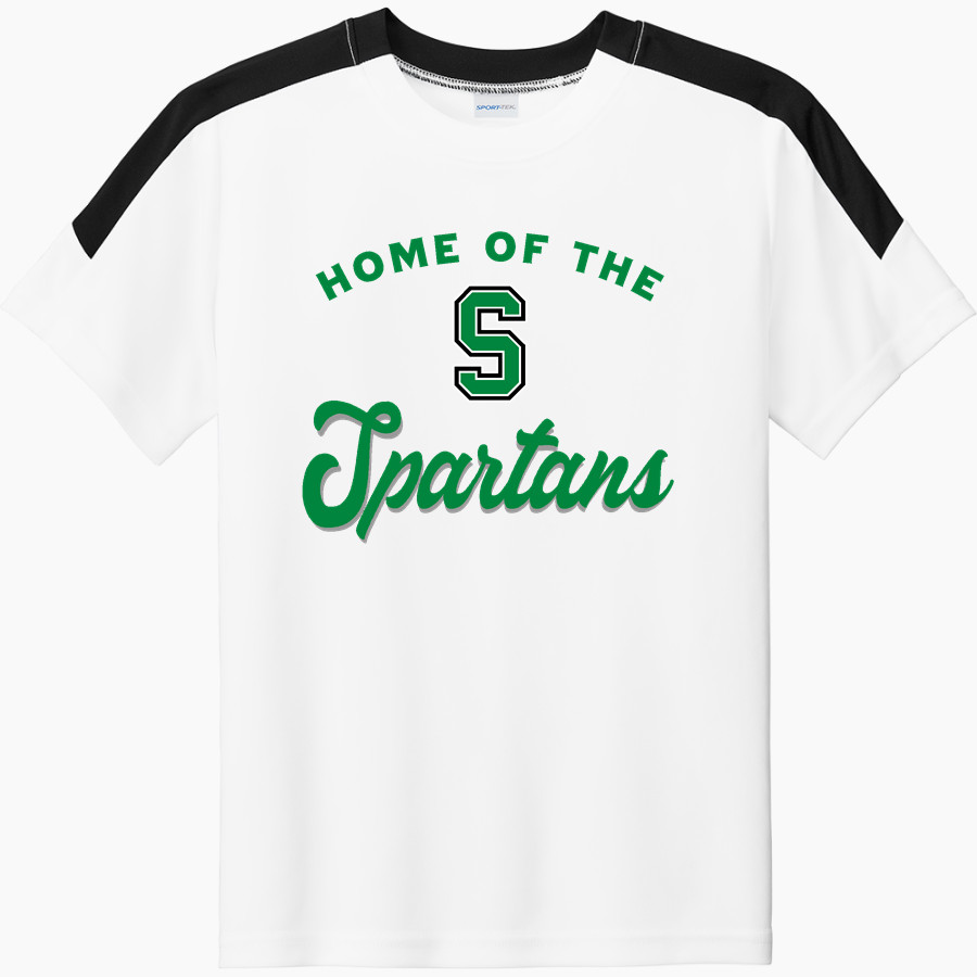 WEST MONONA HIGH SCHOOL SPARTANS Sport-Tek Youth Competitor United Short-Sleeve Crew