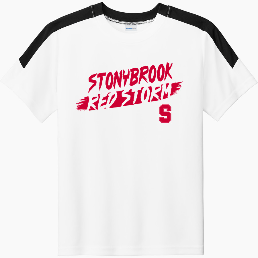 Stonybrook Red Storm <span class="pdp-name-mascot">Stonybrook Middle and Intermediate School Red Storm</span> Sport-Tek Youth Competitor United Short-Sleeve Crew