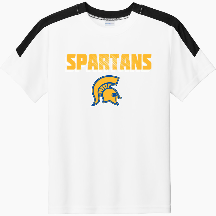 MASON CO CENTRAL HIGH SCHOOL SPARTANS Sport-Tek Youth Competitor United Short-Sleeve Crew