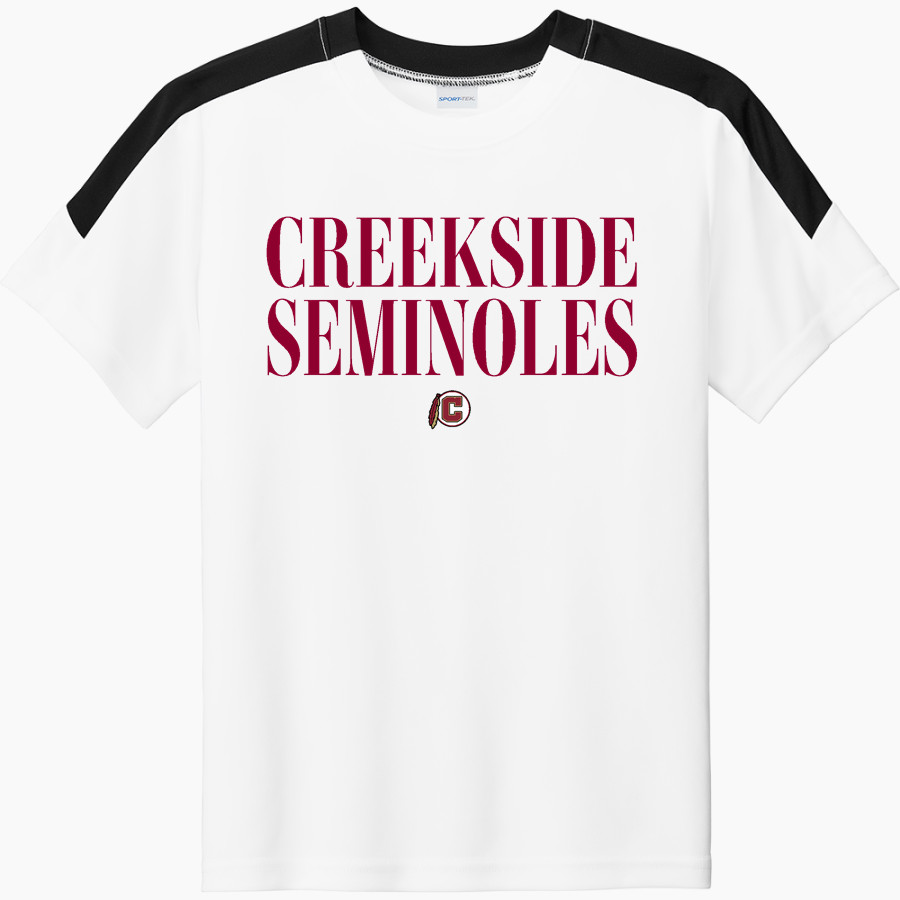 Creekside Seminoles Sport-Tek Youth Competitor United Short-Sleeve Crew
