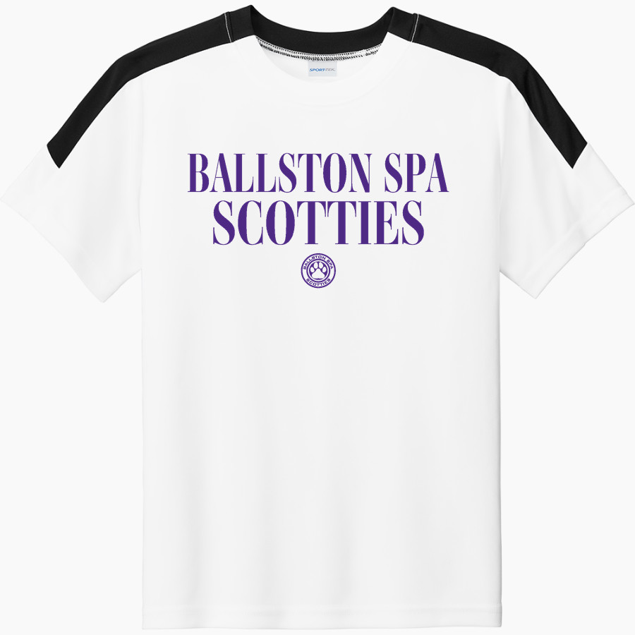 Ballston Spa Scotties The Official Online Store Sport-Tek Youth Competitor United Short-Sleeve Crew