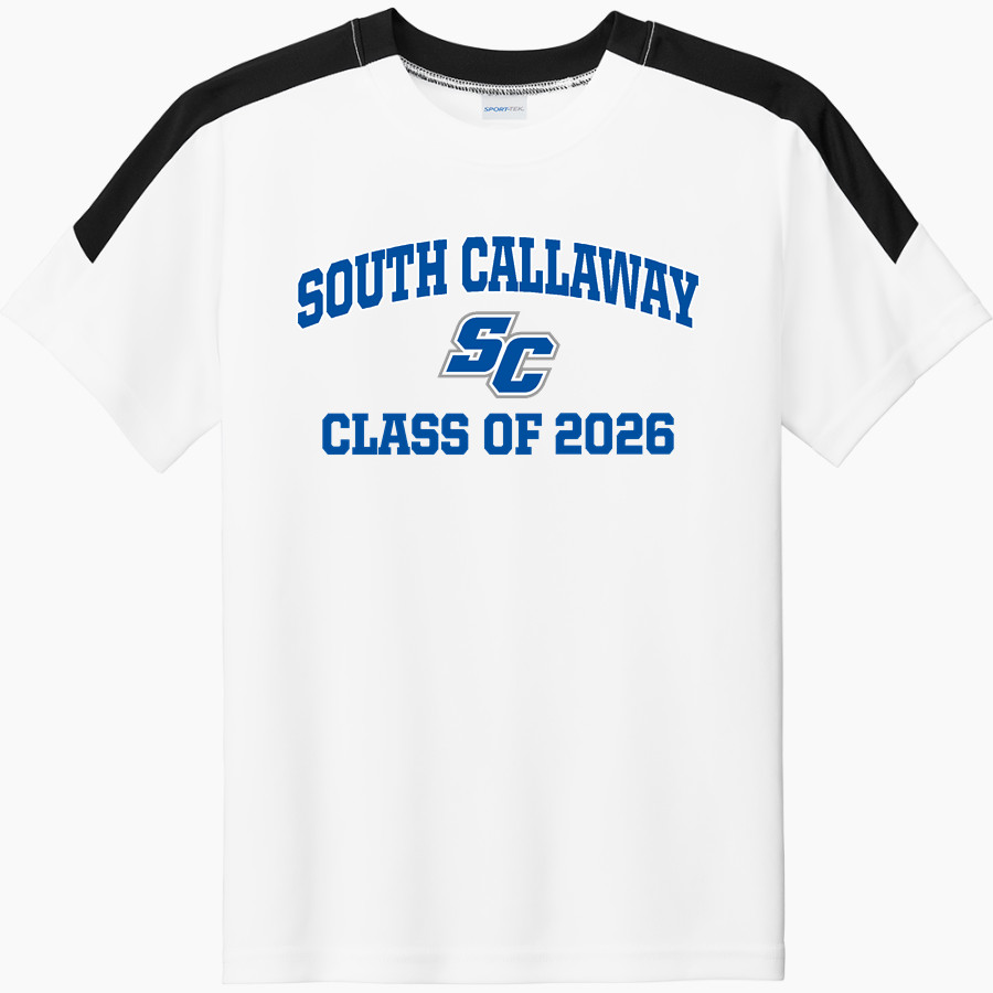 SOUTH CALLAWAY HIGH SCHOOL BULLDOGS <span class="pdp-name-mascot">SOUTH CALLAWAY BULLDOGS</span> Sport-Tek Youth Competitor United Short-Sleeve Crew
