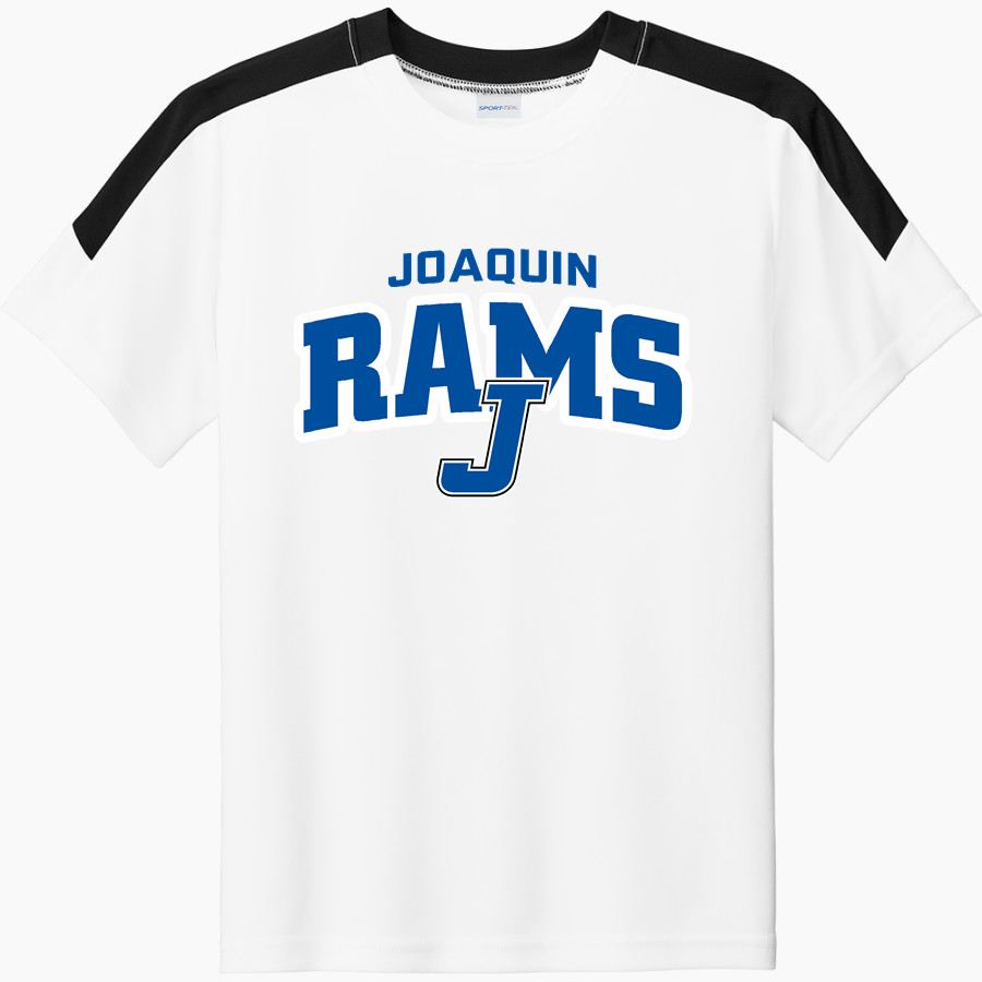 JOAQUIN HIGH SCHOOL RAMS <span class="pdp-name-mascot">JOAQUIN RAMS</span> Sport-Tek Youth Competitor United Short-Sleeve Crew