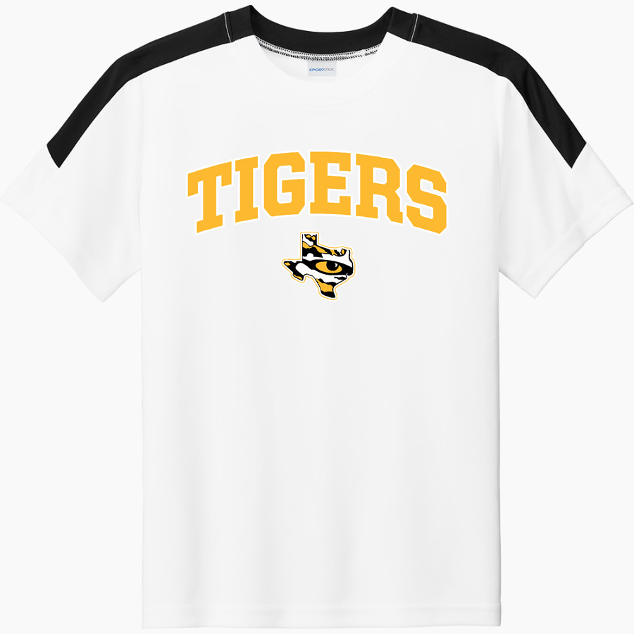 SEALY HIGH SCHOOL TIGERS <span class="pdp-name-mascot">SEALY TIGERS</span> Sport-Tek Youth Competitor United Short-Sleeve Crew