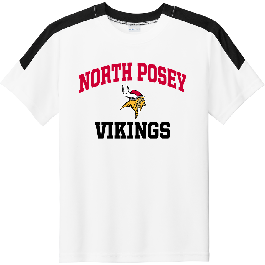 NORTH POSEY HIGH SCHOOL VIKINGS <span class="pdp-name-mascot">NORTH POSEY VIKINGS</span> Sport-Tek Youth Competitor United Short-Sleeve Crew