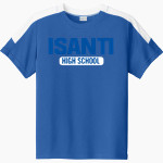ISANTI HIGH SCHOOL WARRIORS Sport-Tek Youth Competitor United Short-Sleeve Crew Front Thumbnail