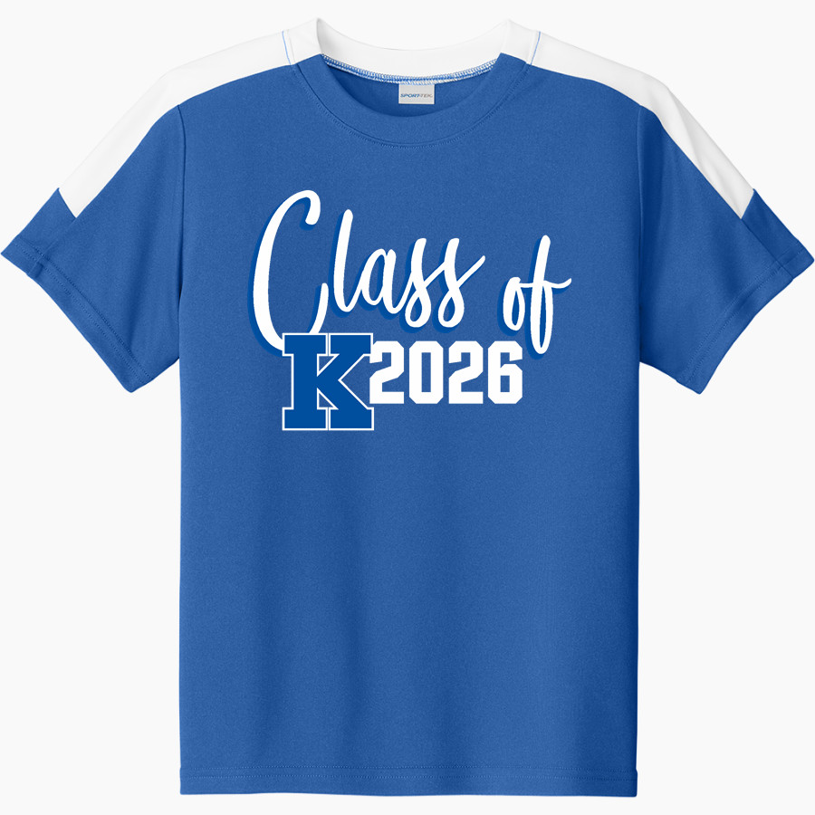 Kohler Bombers <span class="pdp-name-mascot">Kohler Bombers</span> Sport-Tek Youth Competitor United Short-Sleeve Crew