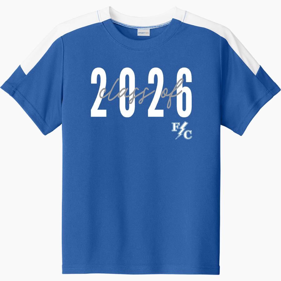 Franklin Central Flashes <span class="pdp-name-mascot">Franklin Central Flashes</span> Sport-Tek Youth Competitor United Short-Sleeve Crew