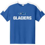 Ohio Glaciers Glaciers <span class="pdp-name-mascot">Ohio Glaciers Glaciers</span> Sport-Tek Youth Competitor United Short-Sleeve Crew Front Thumbnail