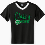 MAYFIELD HIGH SCHOOL WILDCATS <span class="pdp-name-mascot">MAYFIELD WILDCATS</span> Sport-Tek Youth Competitor United Short-Sleeve V-Neck Tee Front Thumbnail