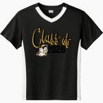 MORMON TRAIL HIGH SCHOOL SAINTS <span class="pdp-name-mascot">MORMON TRAIL SAINTS</span> Sport-Tek Youth Competitor United Short-Sleeve V-Neck Tee Front Thumbnail