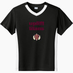 Uplift Titans <span class="pdp-name-mascot">Uplift Titans</span> Sport-Tek Youth Competitor United Short-Sleeve V-Neck Tee Front Thumbnail