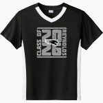 REYNOLDS HIGH SCHOOL RAIDERS <span class="pdp-name-mascot">REYNOLDS RAIDERS</span> Sport-Tek Youth Competitor United Short-Sleeve V-Neck Tee Front Thumbnail
