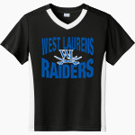 WEST LAURENS HIGH SCHOOL RAIDERS <span class="pdp-name-mascot">WEST LAURENS RAIDERS</span> Sport-Tek Youth Competitor United Short-Sleeve V-Neck Tee Front Thumbnail