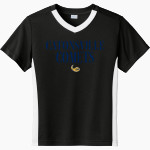 Catonsville Comets <span class="pdp-name-mascot">Catonsville Comets</span> Sport-Tek Youth Competitor United Short-Sleeve V-Neck Tee Front Thumbnail