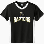 East Ridge Raptors Sport-Tek Youth Competitor United Short-Sleeve V-Neck Tee Front Thumbnail