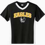 Hudson's Bay Eagles Sport-Tek Youth Competitor United Short-Sleeve V-Neck Tee Front Thumbnail