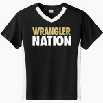 Wickenburg Wranglers <span class="pdp-name-mascot">Wickenburg Eagles</span> Sport-Tek Youth Competitor United Short-Sleeve V-Neck Tee Front Thumbnail