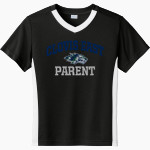 Clovis East Timberwolves <span class="pdp-name-mascot">Clovis East High School Timberwolves</span> Sport-Tek Youth Competitor United Short-Sleeve V-Neck Tee Front Thumbnail