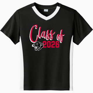 Sport-Tek Youth Competitor United Short-Sleeve V-Neck Tee