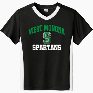 Sport-Tek Youth Competitor United Short-Sleeve V-Neck Tee