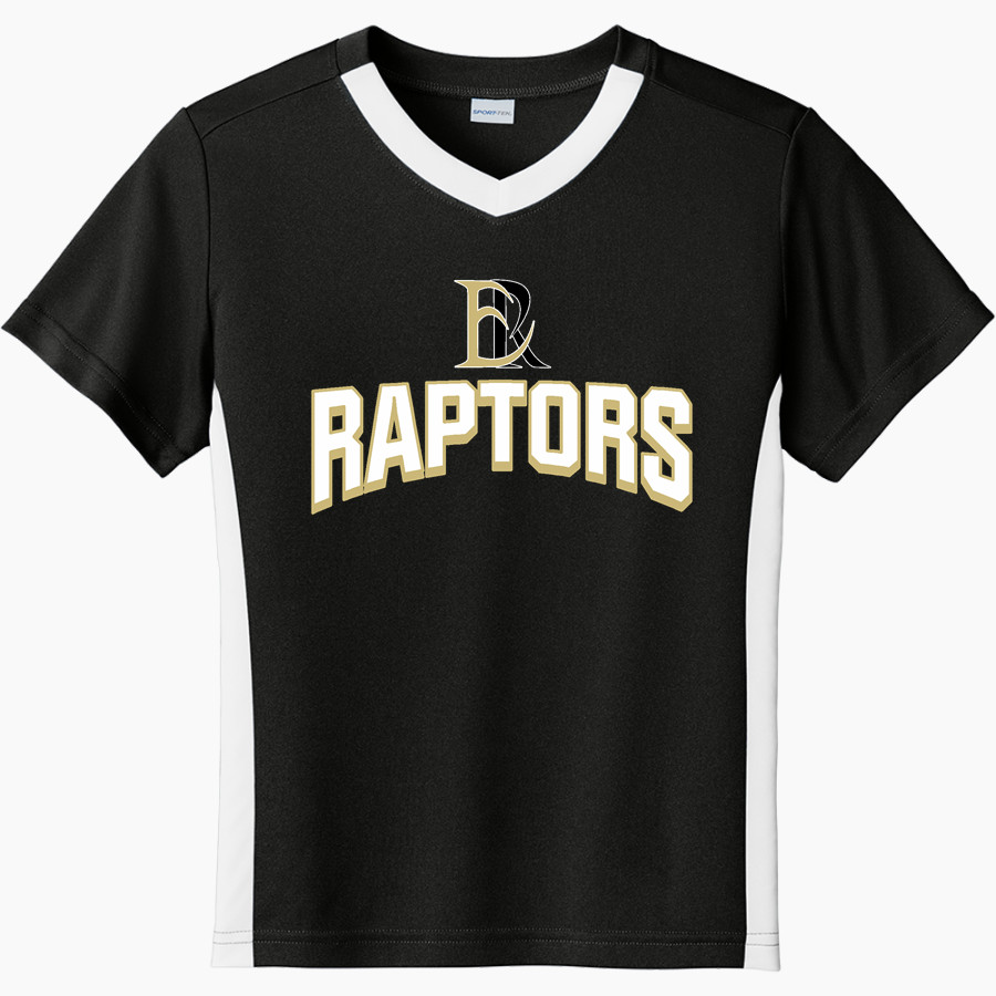 East Ridge Raptors Sport-Tek Youth Competitor United Short-Sleeve V-Neck Tee