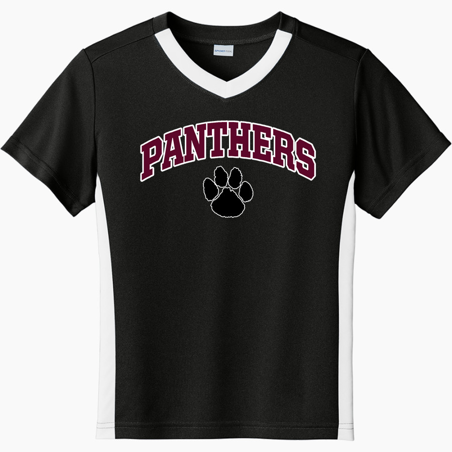 Peachtree Panthers <span class="pdp-name-mascot">Peachtree Academy Panthers</span> Sport-Tek Youth Competitor United Short-Sleeve V-Neck Tee