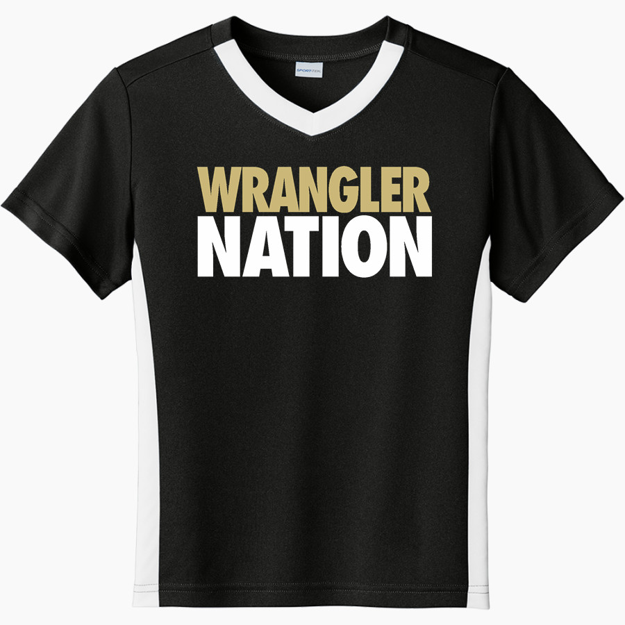 Wickenburg Wranglers <span class="pdp-name-mascot">Wickenburg Eagles</span> Sport-Tek Youth Competitor United Short-Sleeve V-Neck Tee