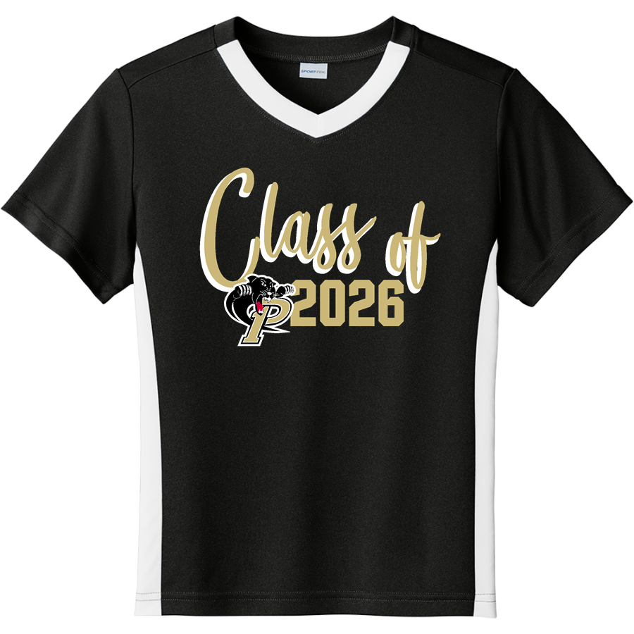 Providence Panthers <span class="pdp-name-mascot">Providence Panthers</span> Sport-Tek Youth Competitor United Short-Sleeve V-Neck Tee
